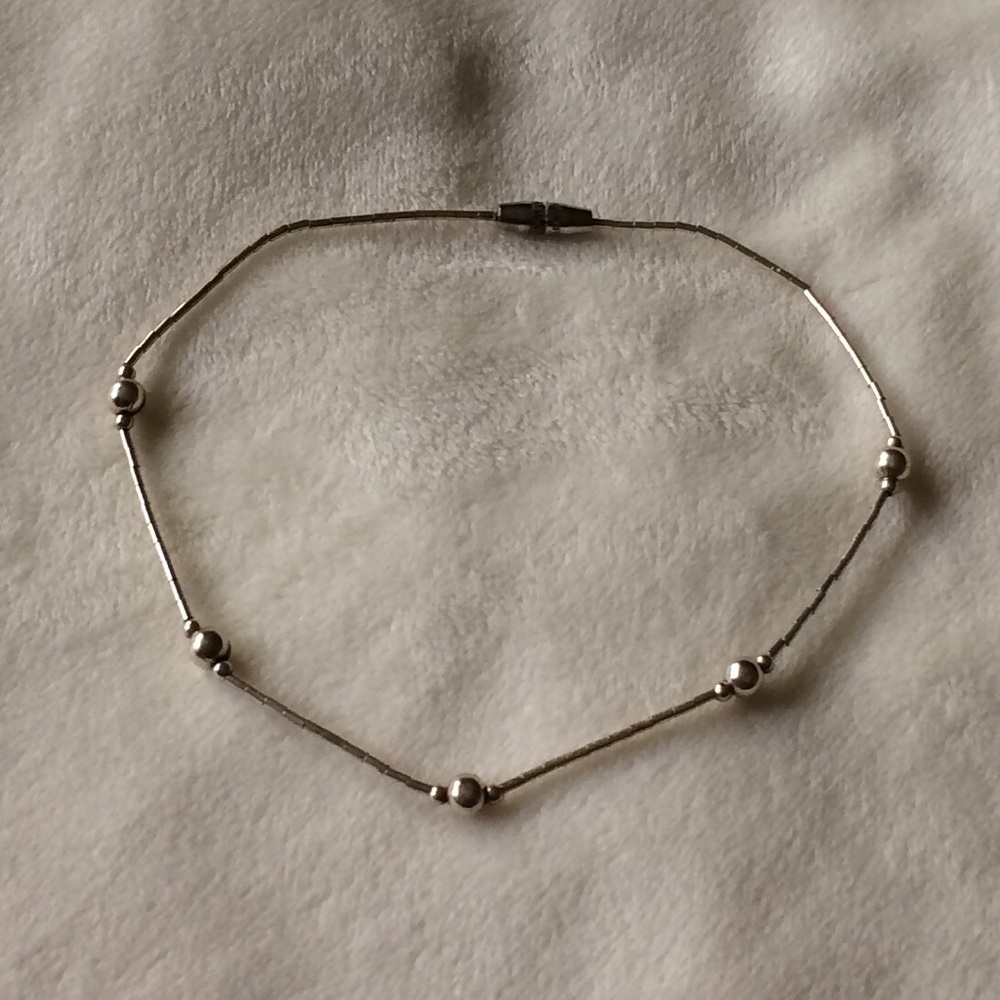 Liquid Silver Anklet
